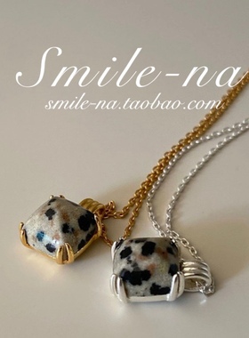 小众韩国925纯银设计款吊坠项链