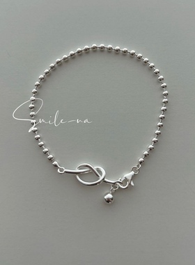爱心925纯银手链韩国手环