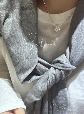 韩国925纯银猪鼻子吊坠项链圆环