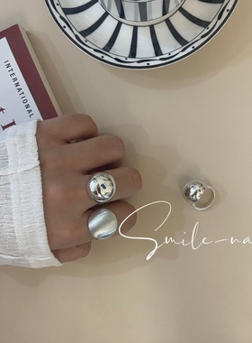 韩国夸张戒指925925纯银时尚