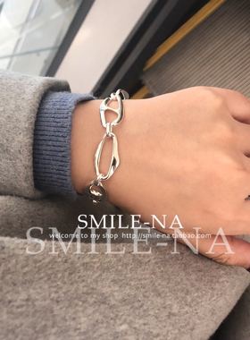 韩国进口925纯银日字H