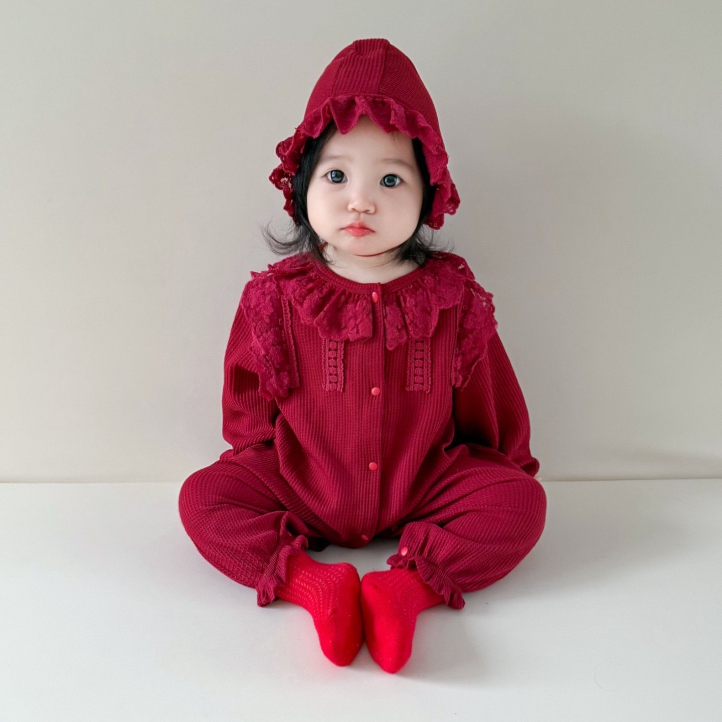 婴儿连体衣春秋新生儿衣服满月百天超萌哈衣女宝宝长袖公主爬爬服,童装/婴儿装/亲子装,连身衣/爬服/哈衣,淘宝优惠券,粉丝福利购,淘宝优惠卷