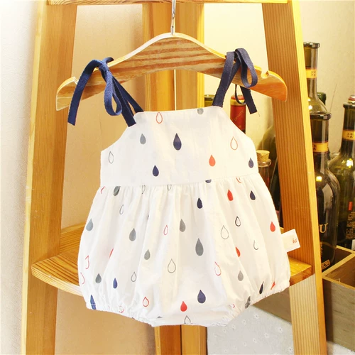 Летнее детское боди для раннего возраста для девочек, в западном стиле