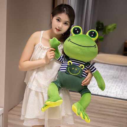 大眼眼青蛙毛绒玩具青蛙王子公仔玩偶结婚布娃娃抱枕女生日礼物