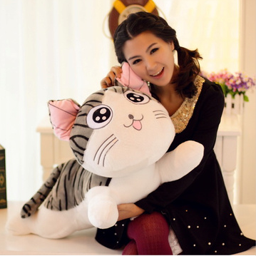 萌小奇起司猫饭团猫毛绒玩具猫咪甜甜私房猫公仔抱枕生日礼物包邮