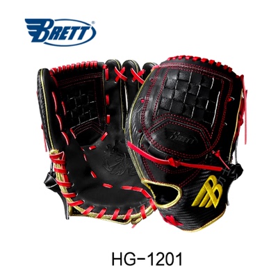 布瑞特手套牛皮棒垒球手套