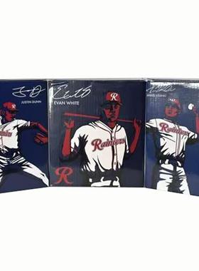 美国棒球小联盟 RAINIERS 水手天使 EVAN WHITE 树脂摇头玩偶