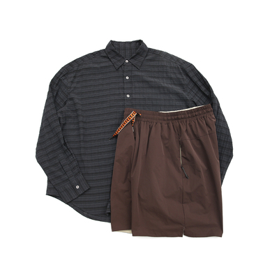 SOUTHPAW+1男装店春夏新品青年日常通勤休闲条纹舒适透气长袖衬衫