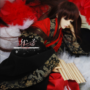 简梳妆古风bjd娃衣四分三分68大女70叔手工自制diy新品包邮忧思