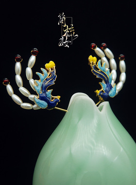 简梳妆bjdBJD古装头饰项链发簪璎珞 4分3分大女叔叔 包邮凤钗头