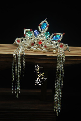 BJD专用三分尺寸发冠步摇流苏