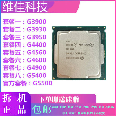 维佳散片cpu六七g4900g3930g4560