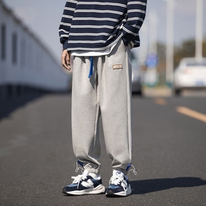 港风日系百搭休闲裤男 50%棉50%聚酯纤维 A418-BAA8811 P60控79图片