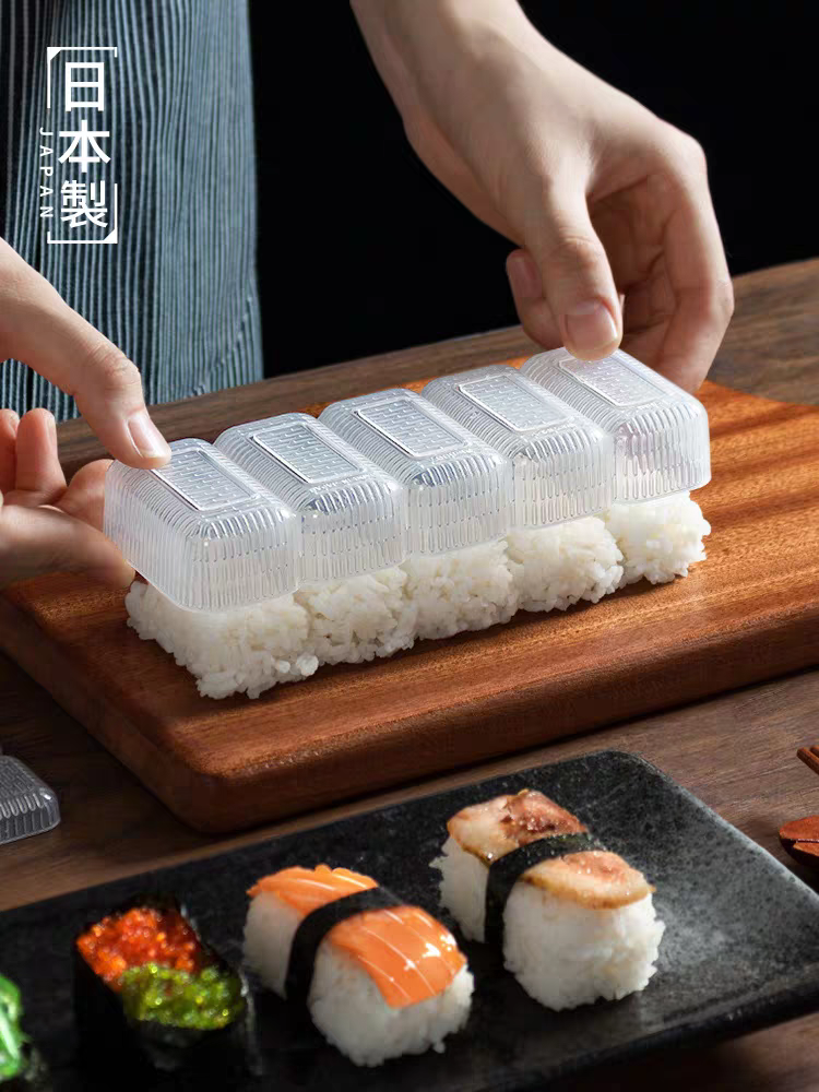 日本进口SANADA军舰寿司模具饭团紫菜包饭料理工具宝宝喂饭神器