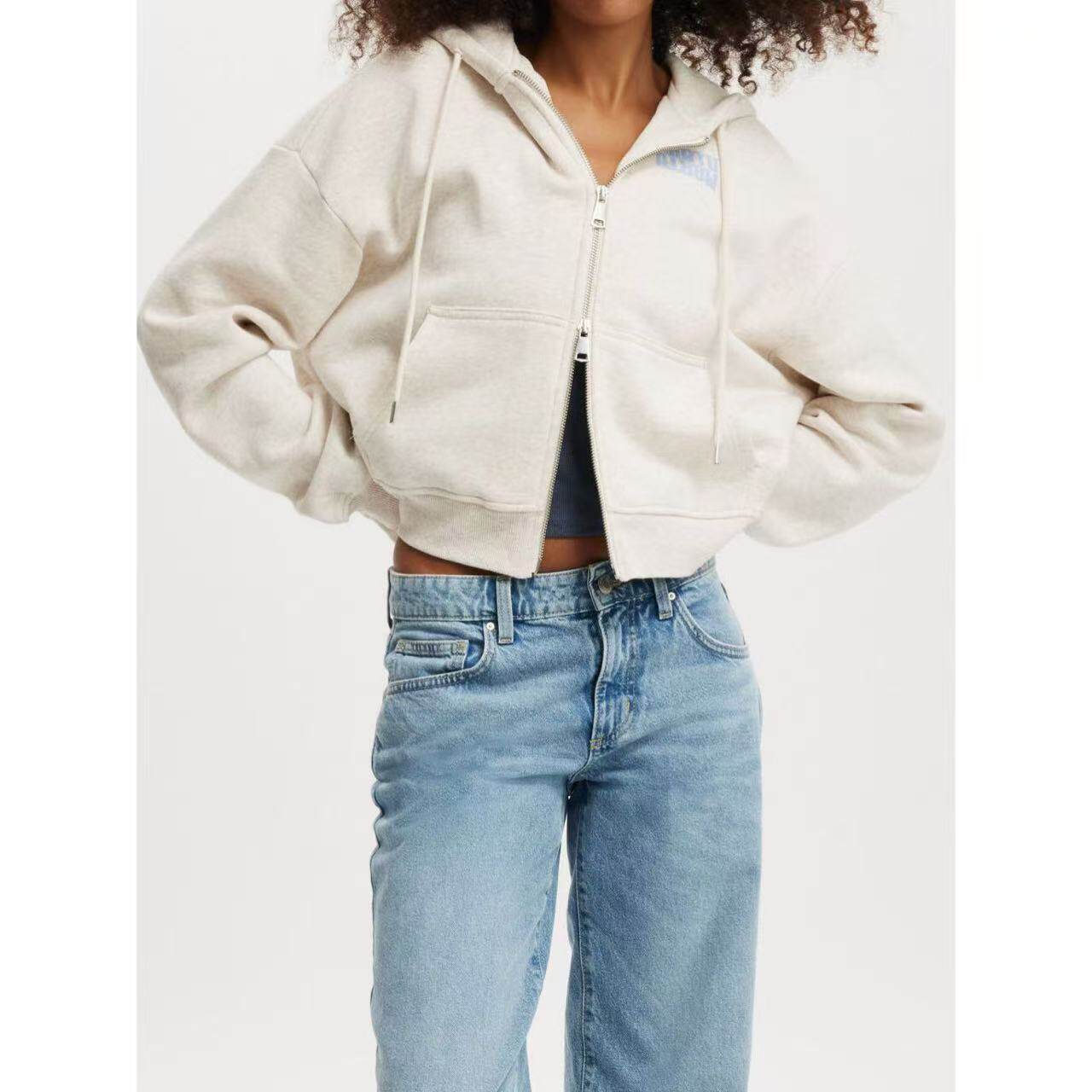 12.13新品 澳洲cot*on艺术家联名款休闲运动连帽拉链设计卫衣开衫,女装/女士精品,卫衣/绒衫,淘宝优惠券,粉丝福利购,淘宝优惠卷