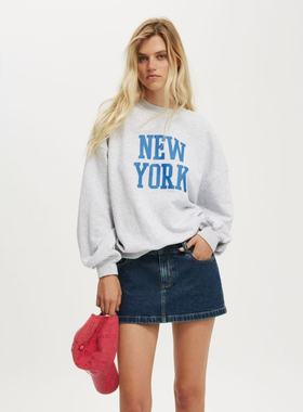 12.20新品 澳洲cot*on 韩系日常休闲运动圆领套头宽松百搭卫衣