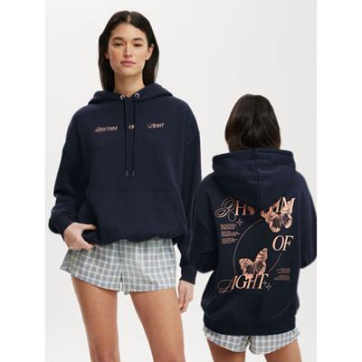 加绒连帽宽松男女同款百搭卫衣