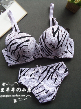 大码胖MM丰满CD杯性感女士内衣 欧美大胸显小薄款文胸套装90C 95C