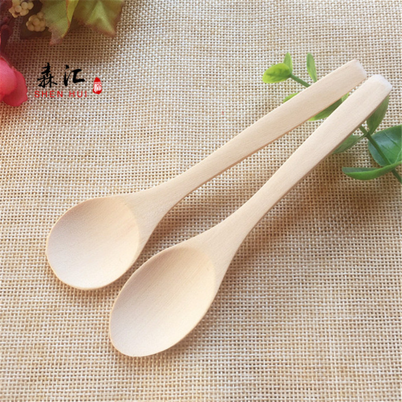 无漆小木勺蜂蜜勺子儿童抓周勺日式调料膏粉勺家用调羹药勺搅拌勺,餐饮具,叉/勺/筷套装,淘宝优惠券,粉丝福利购,淘宝优惠卷