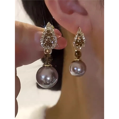 奥特莱斯折扣店撤柜珍珠耳环