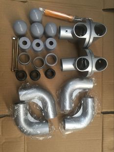 V厂家促销X型可伸缩可折叠晾衣架塑料配件29.4配25的管子