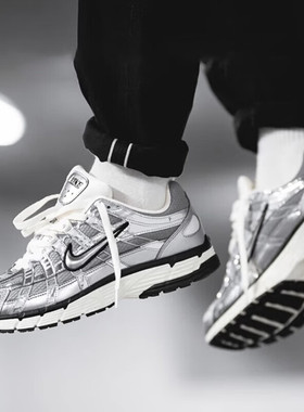 耐克男鞋2025新款P6000复古老爹鞋女轻便运动休闲鞋 CN0149-001
