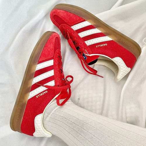 阿迪达斯三叶草男女新款GAZELLE INDOOR经典运动鞋休闲板鞋IF1808