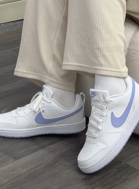 耐克女鞋新款Court Borough低帮板鞋轻便运动休闲鞋DV5456 HQ3258
