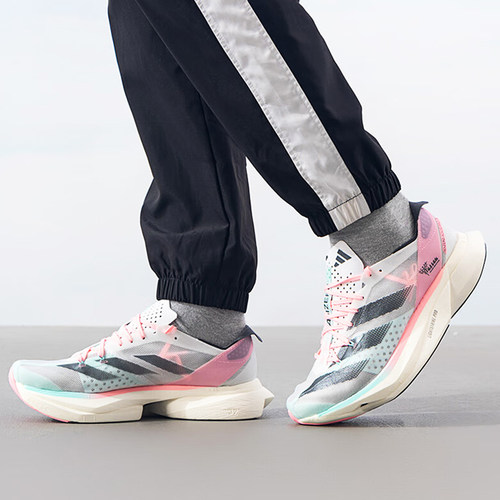 阿迪达斯男鞋新款adizero adios pro 3马拉松碳柱跑步鞋 JR2730