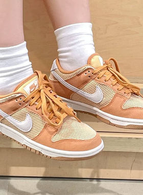 耐克女鞋2026春季新款DUNK复古低帮板鞋耐磨运动休闲鞋HJ5864-200