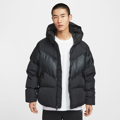 耐克羽绒服男2025冬季新款防风保暖连帽运动外套休闲夹克 IB2961