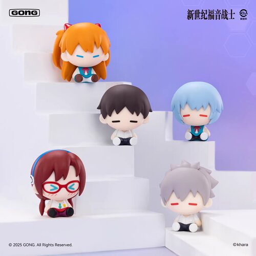 [Loogo动漫]新世纪福音战士EVA正品官版超迷你手办磁吸冰箱贴盲盒