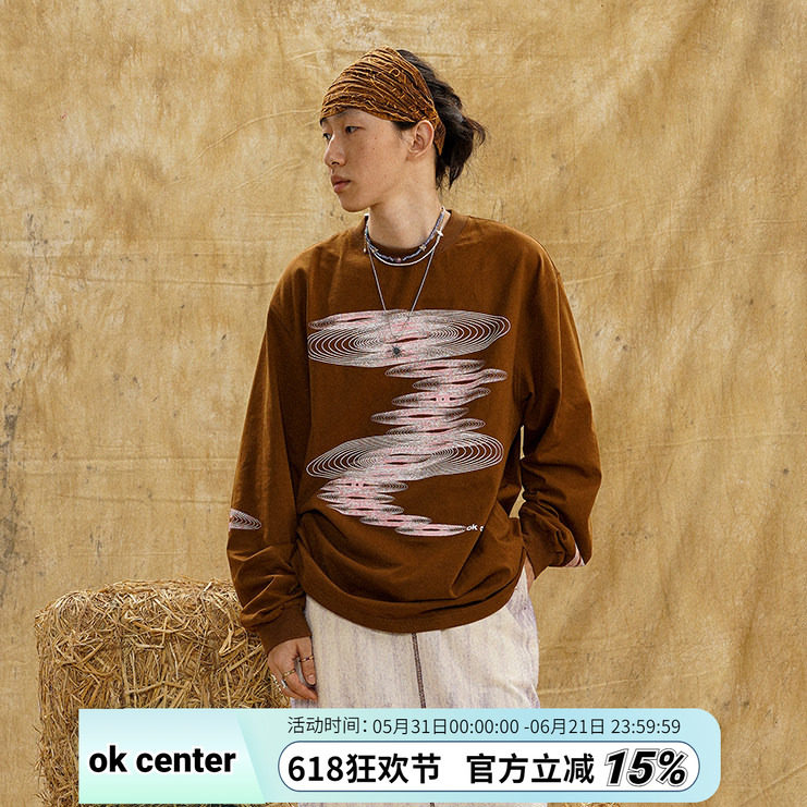 okcenter宇宙眼睛长袖cosmos