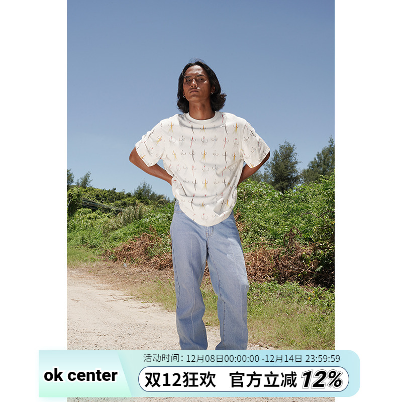 okcenter短袖日常休闲男女通用