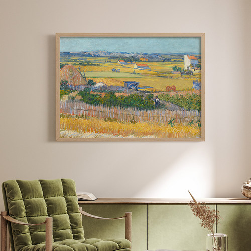 梵高莫奈装饰画挂画框客厅卧室走廊酒店壁画民宿抽象小清新文艺术