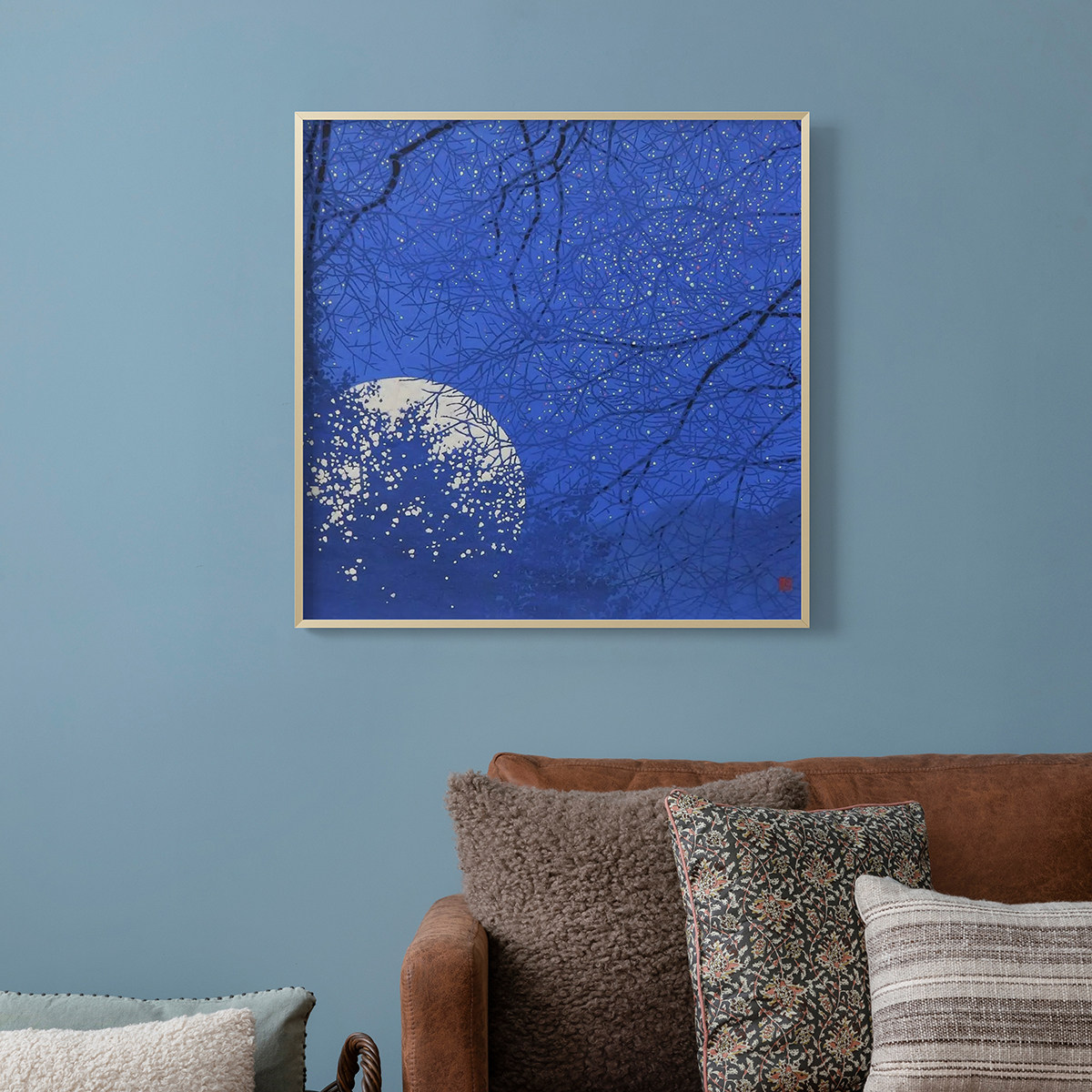 齐藤和客厅卧室沙发风景自然文艺装饰画挂画艺术框油画壁画背景墙,家居饰品,现代装饰画,淘宝优惠券,粉丝福利购,淘宝优惠卷