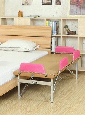 儿童折叠床男孩单人床床高可制定儿童床女孩公主床现代简约粉红色