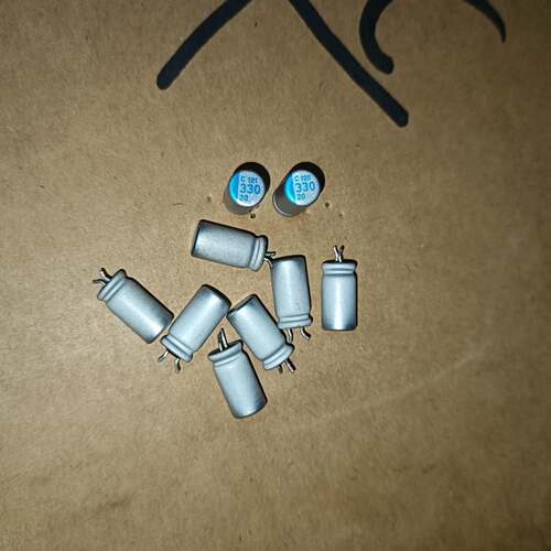 可议价共1500只20v330uf艾华固态电容体积612mm每2