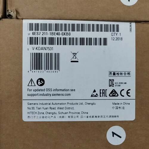 可维修6ES7 211-1BE40-0XB0 西门子PLC CPU议价