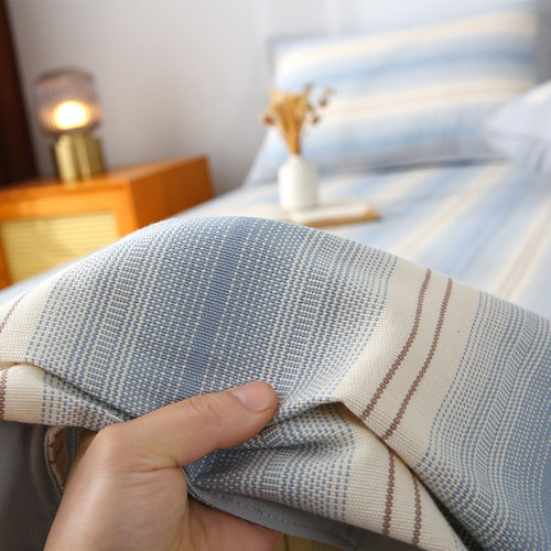 出口品质山东老粗布凉席床单单件