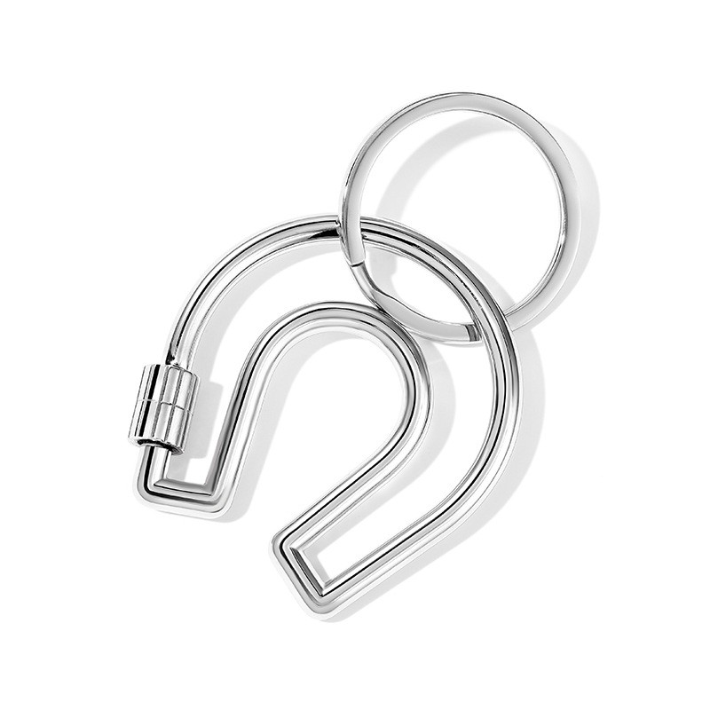 适用于爱马仕琳迪包银色钥匙扣