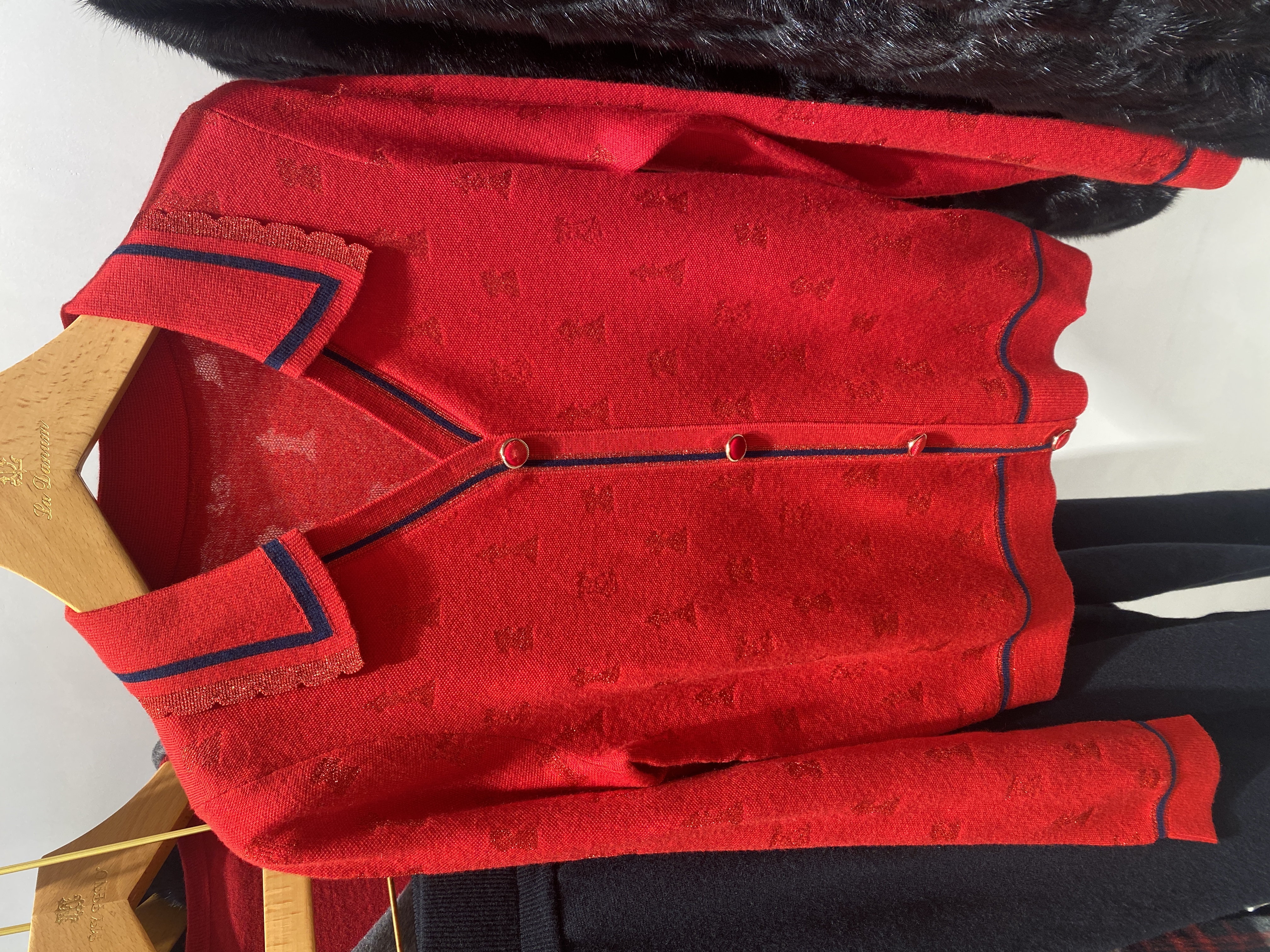 商场同款马天奴MYTENO海军领针织衫MHAUS2SWHP专柜正品