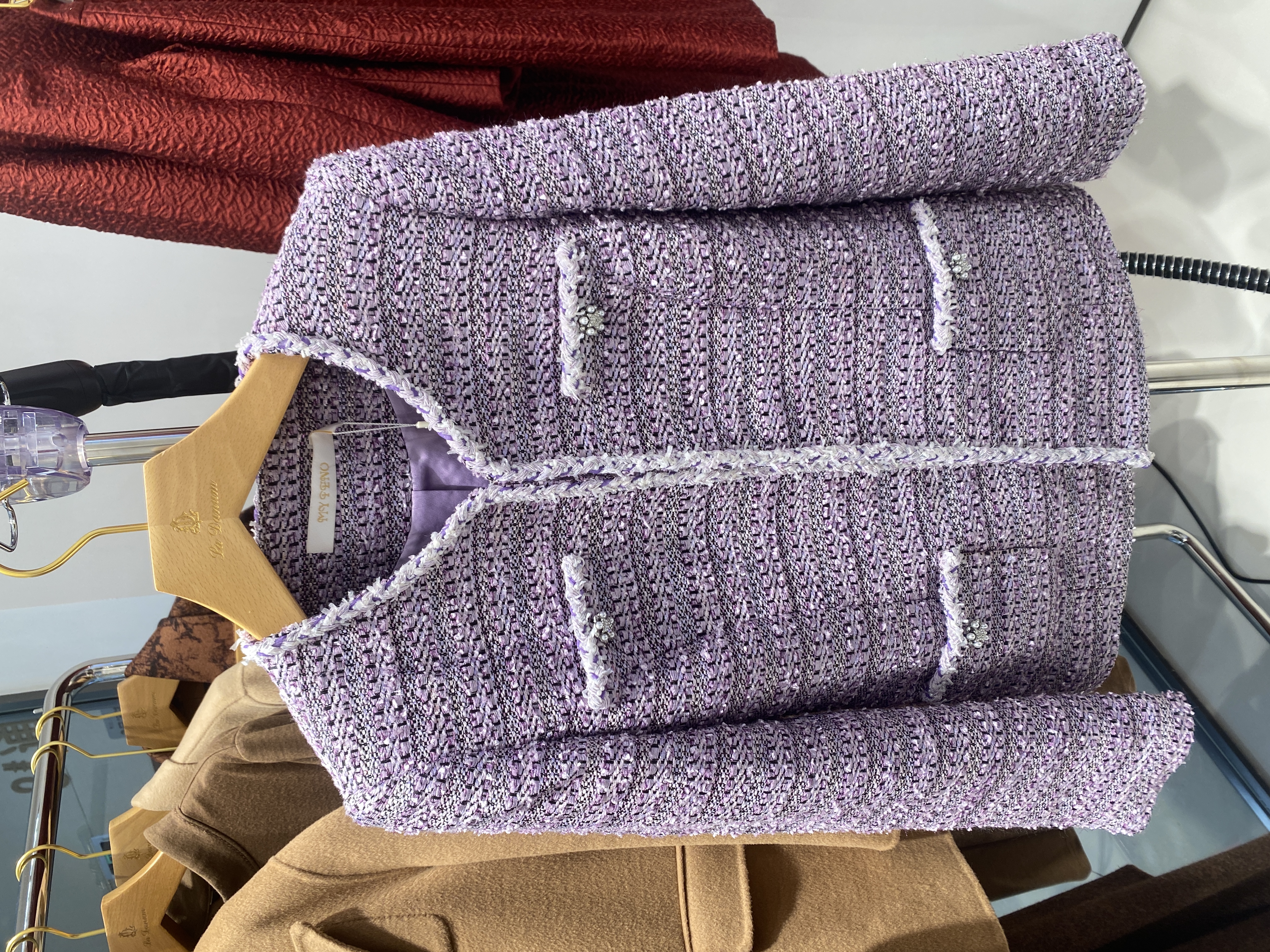 马天奴MYTENO商场专柜同款女士小香风外套MDA718JKH0专柜正品