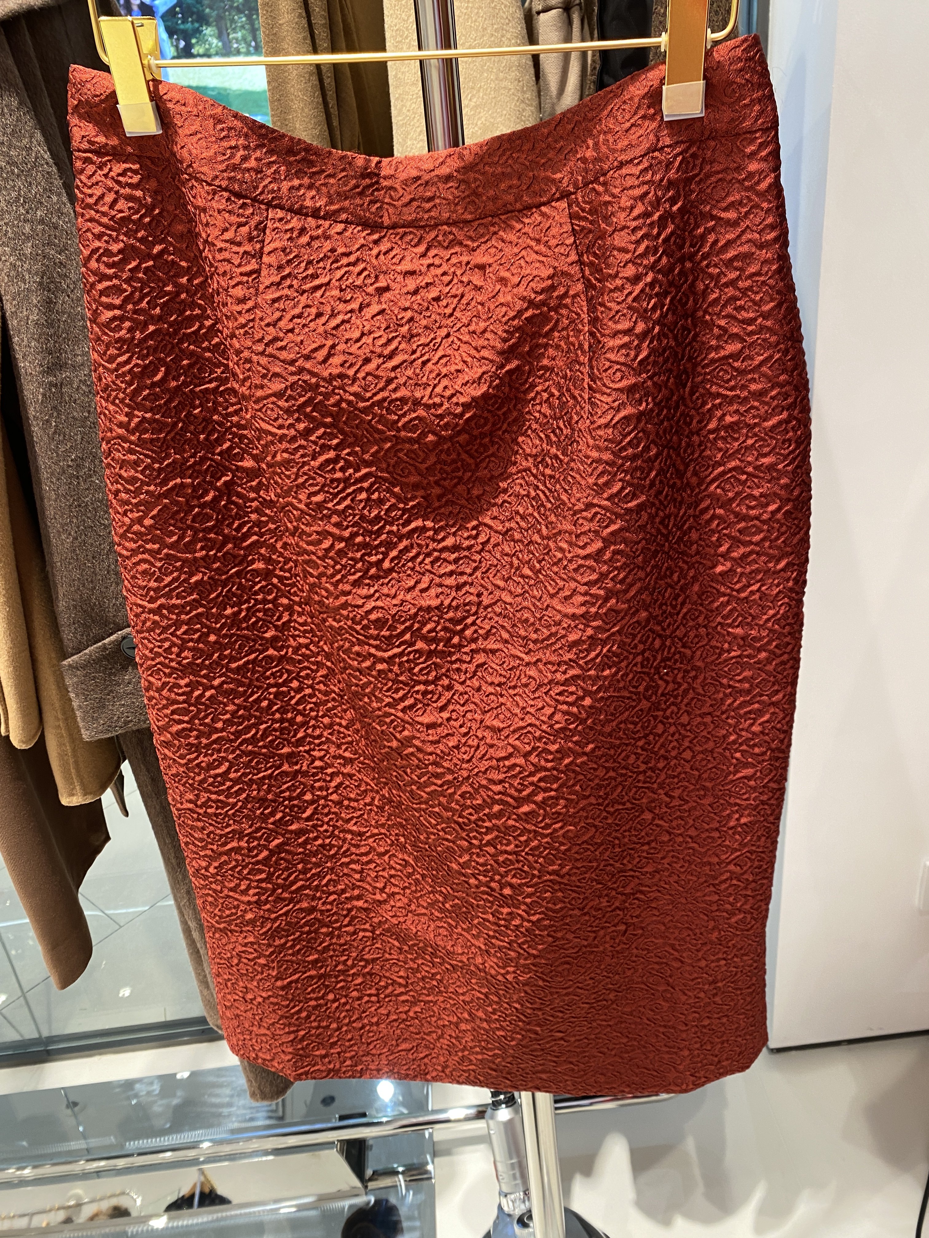 2023年阿丹娜商场同款专柜喜庆套装包臀半身裙LRA259SKB0