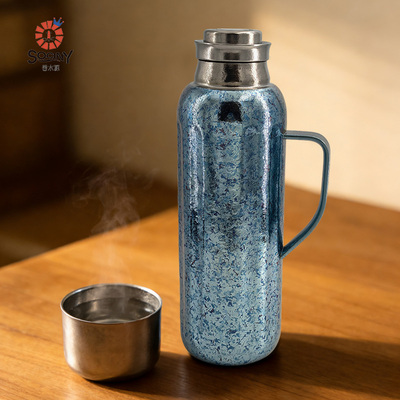 SOCINY（SOY）善水源 纯钛保温八方壶800ml 晶绿钻等7色可选