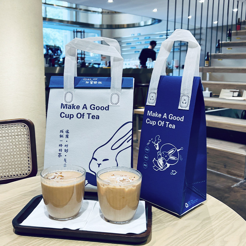 奶茶打包保温袋咖啡铝箔袋图片