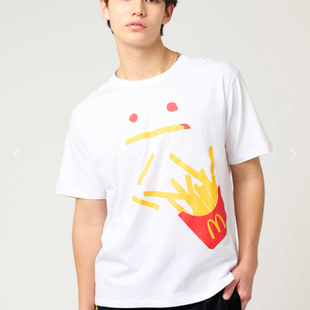 graniph 男女同款麦当劳印花纯棉短袖T恤 G3-2