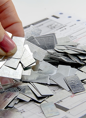 包邮500个超薄防锈铁片强磁配套铁片包装盒薄铁片35X15X0.3MM