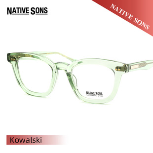 NATIVE SONS复古手造时尚近视眼架Kowalski/Kowalski CMB/NewMan