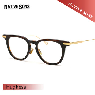 NATIVE SONS复古手造时尚板材全框近视眼镜架Hughes Lansky